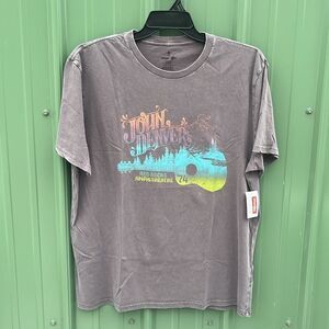 Men’s Wrangler John Denver Graphic Short Sleeve Cotton T-Shirt Size XL